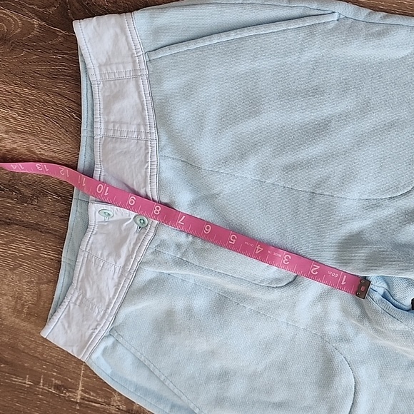 NEW! Something Navy Bridget Button Waist Sweatpants in Sky Blue XS - Picture 7 of 12